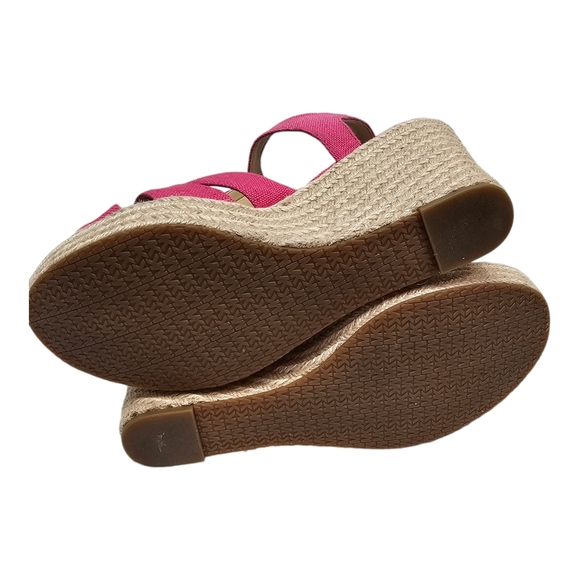 MICHAEL Michael Kors Berkley Wedge Heel Sandals, Pink, Size 10M - Picture 5 of 8